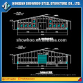 Low Cost Steel Structure Design Chicken Layer House Poultry Shed For Sale